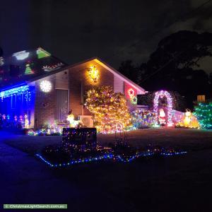 Christmas Light display at 5 Stuart Street, Bayswater North