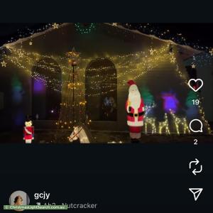 Christmas Light display at  Narval Way, Ferndale