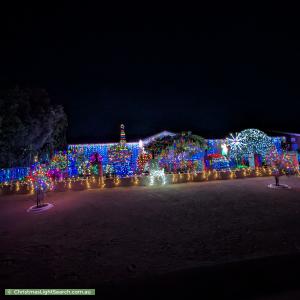 Christmas Light display at 21 Warrego Circuit, Kaleen