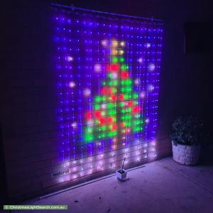 Christmas Light display at 8 Mara Place, West Lakes