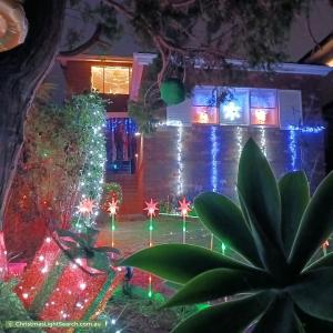 Christmas Light display at 32 Judith Street, Seaforth