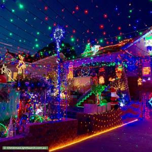 Christmas Light display at 30 Bellclover Court, Smythes Creek