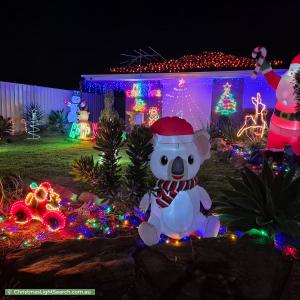Christmas Light display at 40 Buckley Crescent, Fairview Park