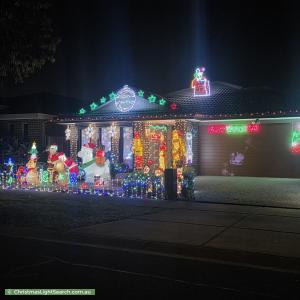 Christmas Light display at 57 Nossal Drive, Point Cook
