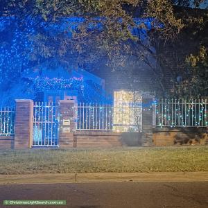 Christmas Light display at 19A Friendship Square, Cheltenham