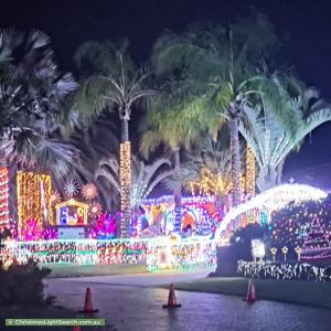 Christmas Light display at 19 Ivythorne Grove, Kiara