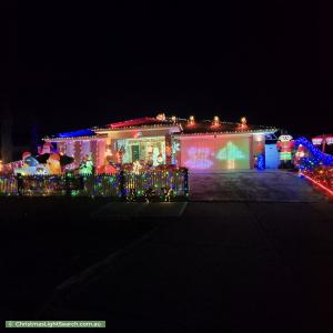 Christmas Light display at 13 Inglewood Avenue, Eynesbury