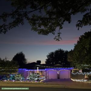 Christmas Light display at 53 Lewis Luxton Avenue, Gordon