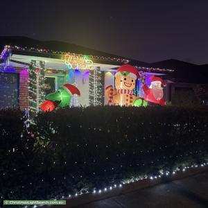 Christmas Light display at  Simon Avenue, Officer