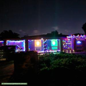 Christmas Light display at  Montana Drive, Salisbury