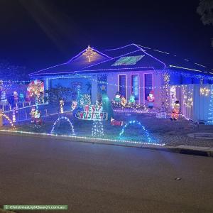 Christmas Light display at 11 Gabriella Street, Bellamack
