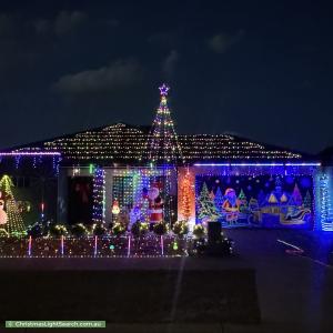 Christmas Light display at 6 Sedgwick Court, Lynbrook