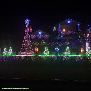 Christmas Light display at 8 Newport Gardens, Hillarys