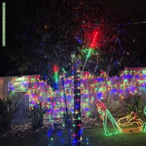Christmas Light display at 17 Clarendon Drive, Keysborough