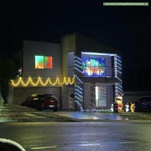 Christmas Light display at 8 Breen Street, Casey