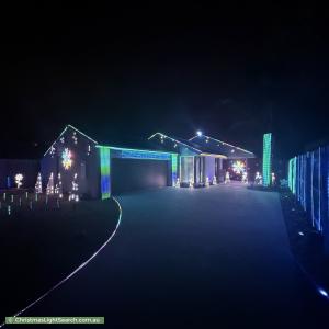 Christmas Light display at 26 Coolibar Avenue, Seaford