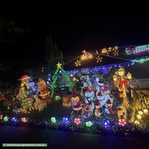 Christmas Light display at 44 Lindsay Pryor Street, Wright