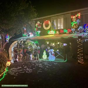 Christmas Light display at 7 Cooinda Close, Quinns Rocks