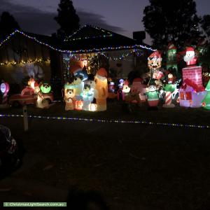 Christmas Light display at 11 Masterton Place, Cranbourne East