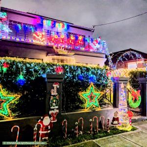 Christmas Light display at 18 Aero Street, Brighton-Le-Sands