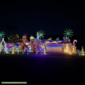 Christmas Light display at 11 Bundoora Street, Upper Coomera