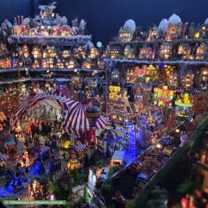 Christmas Light display at 11 Crown Point, Chirnside Park