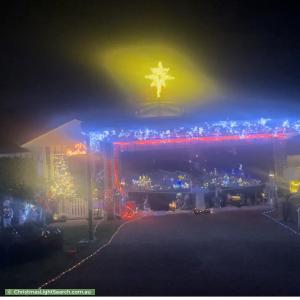 Christmas Light display at 27 Nightingale Crescent, Cameron Park