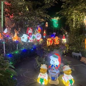 Christmas Light display at 27 Laurel Gr, Blackburn