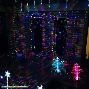 Christmas Light display at 4 Mahon Avenue, Beaconsfield