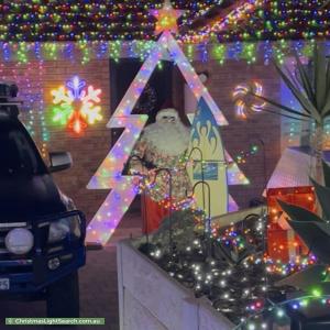 Christmas Light display at 10 Topeka Place, Wanneroo