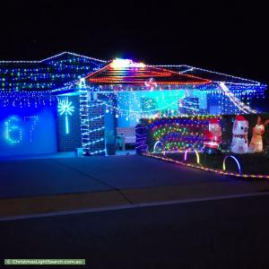 Christmas Light display at 5 Flint Street, Googong