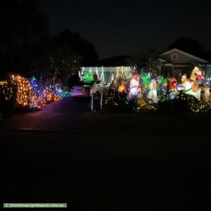 Christmas Light display at 7 Marquis Avenue, Mornington