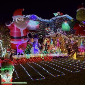 Christmas Light display at 66 Chatsworth Road, Saint Clair