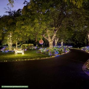 Christmas Light display at 58 Caithwill Court, Narre Warren North