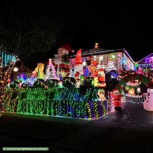 Christmas Light display at 29 Darvall Street, Donvale