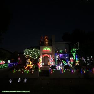 Christmas Light display at 13 York Street, Blackburn South