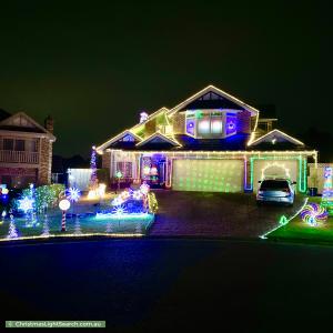 Christmas Light display at 22 Glenfern Close, West Pennant Hills