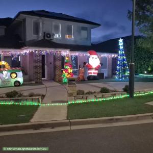 Christmas Light display at 6 Deasey Close, Casey