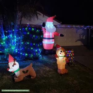 Christmas Light display at 104 James Josey Avenue, Springfield Lakes