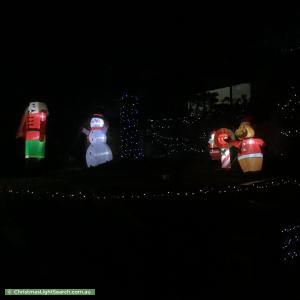Christmas Light display at 8 Hillside Grove, Frankston South