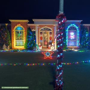 Christmas Light display at 43 Lanita Street, Delacombe