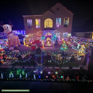 Christmas Light display at 9 Kintore Avenue, Kilburn