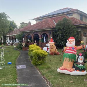 Christmas Light display at 396 Camberwell Road, Camberwell