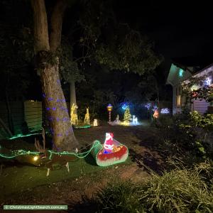 Christmas Light display at 41 Dallas Avenue, Hughesdale