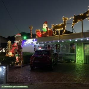 Christmas Light display at  Curtain Street, Kingsbury