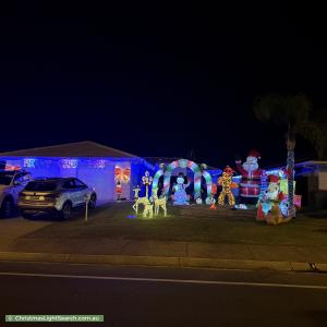 Christmas Light display at 169 Markeri Street, Mermaid Waters