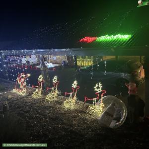Christmas Light display at 78 Beaconsfield-Emerald Road, Emerald