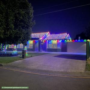 Christmas Light display at 39 Crozier Avenue, Newton