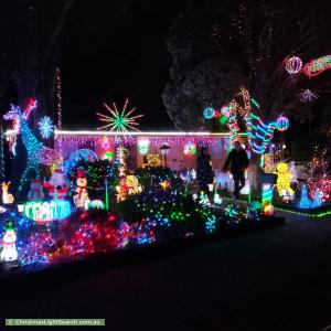 Christmas Light display at 3 Plume Court, Glen Waverley