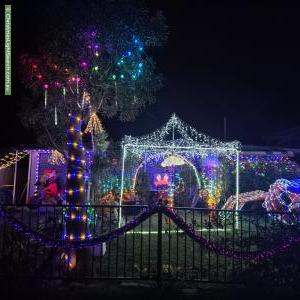 Christmas Light display at 7 Amy Street, Donnybrook